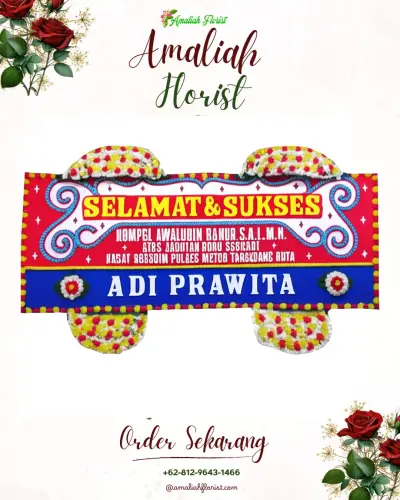 Karangan Bunga Ucapan Selamat di Sindangraja