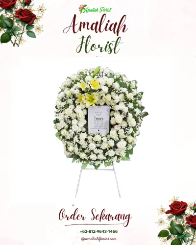 Krans Bunga Duka Cita di Sindangraja